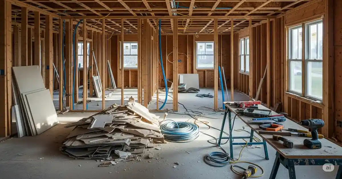 Picture of Clean Up Work Area Construction Stock Photos And Images - 123RF