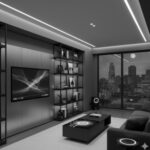 Dark Grey Couch Living Room Ideas in San Francisco