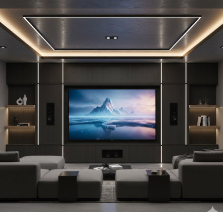 Modern High-Tech Media Hub
