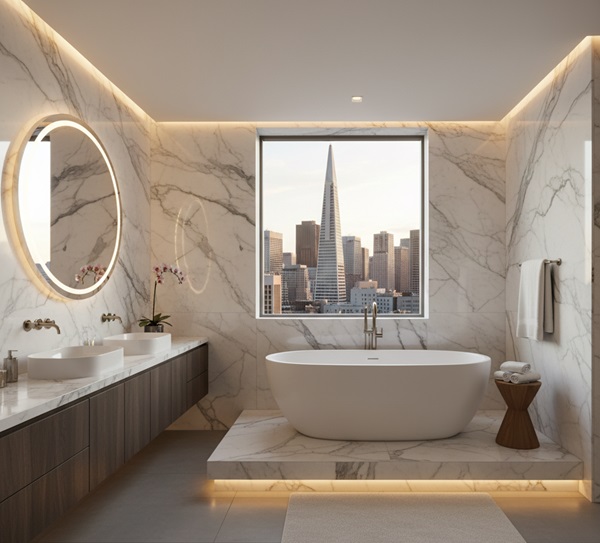 Modern Spa Bathroom Retreat