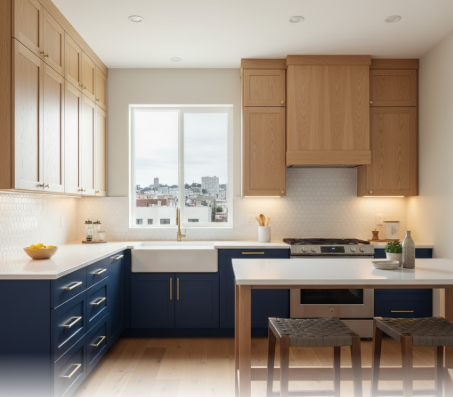 Two-Tone Kitchen Cabinets
