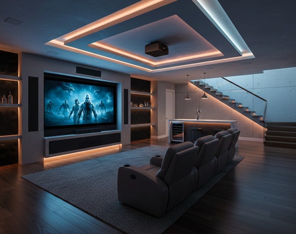 Basement Remodeling Service in Sunset